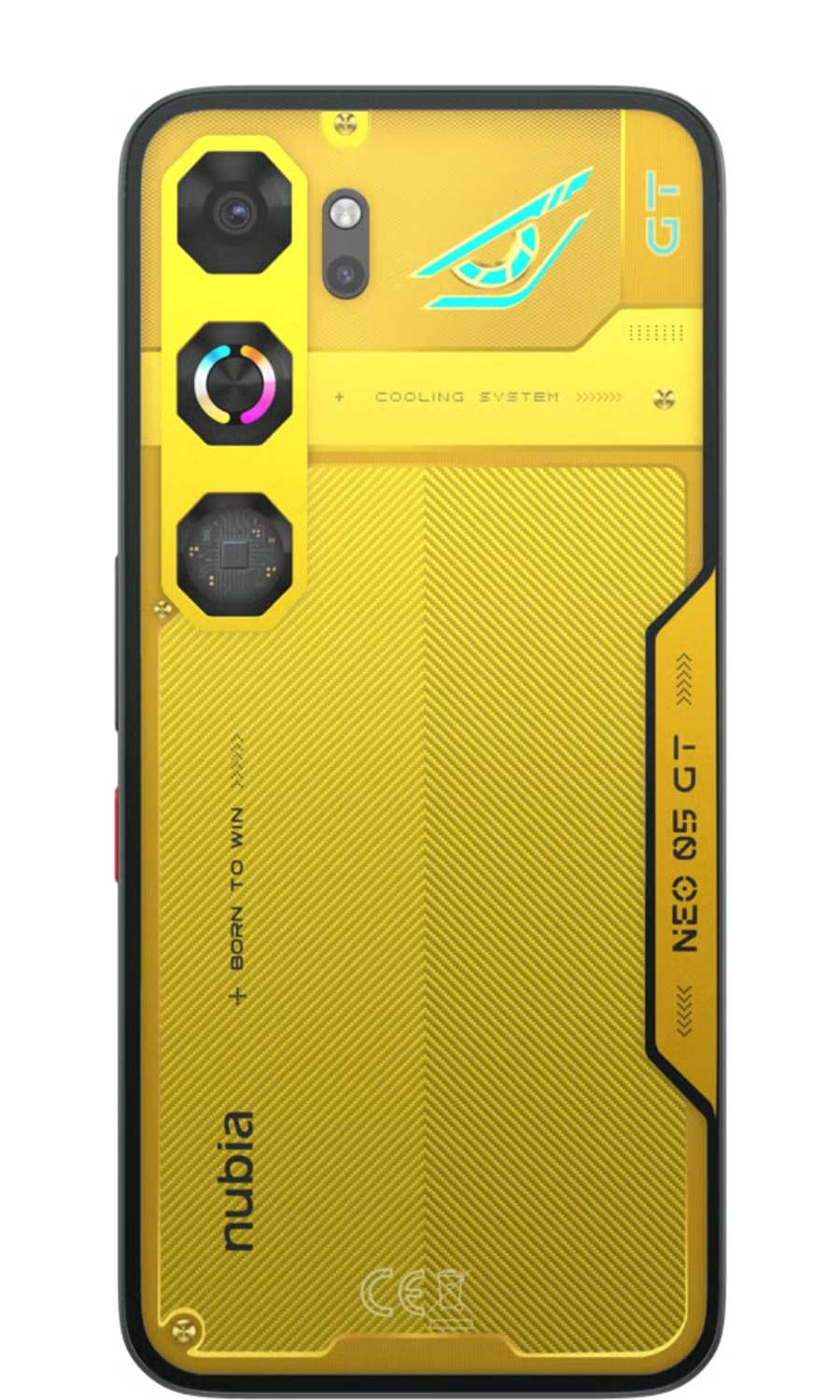 ZTE NUBIA NEO 5GT - Vista Posterior y Colores