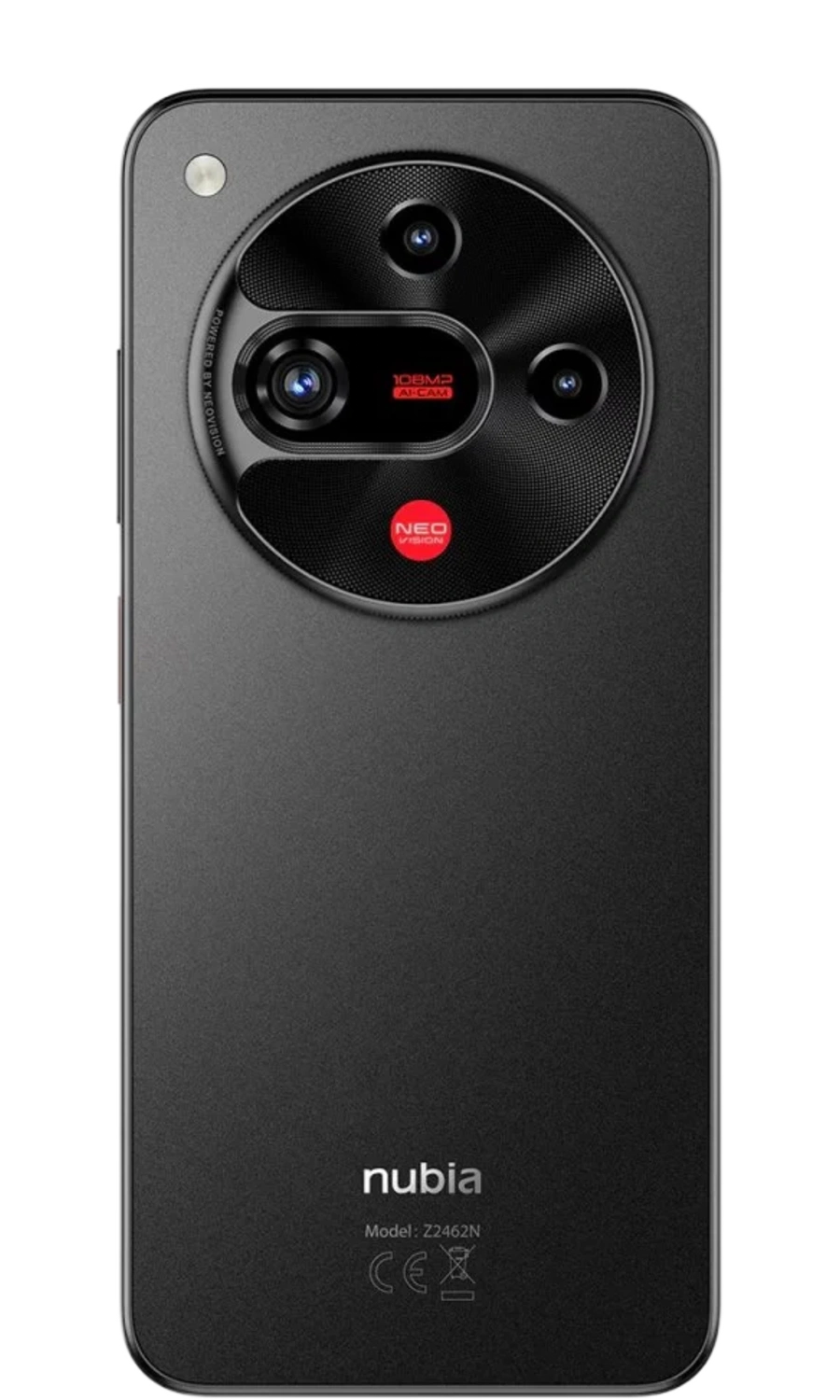 ZTE NUBIA FOCUS 2 5G - Vista Posterior y Colores